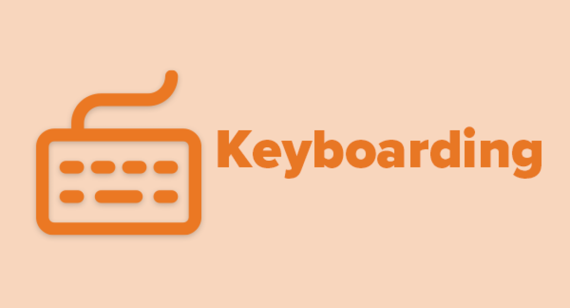 Symbol of a keyboard
