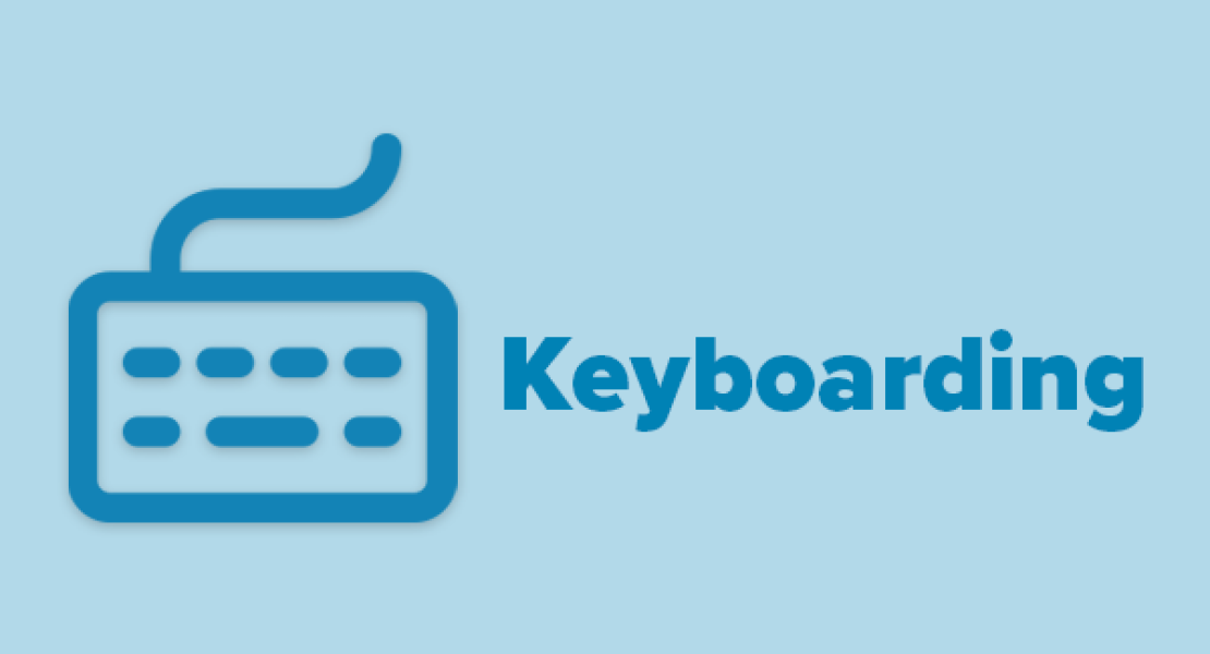 Symbol of a keyboard