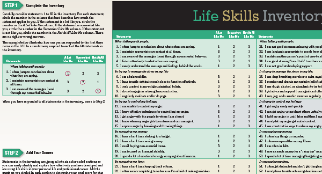 Screenshot from Life Skills for Success Video Series