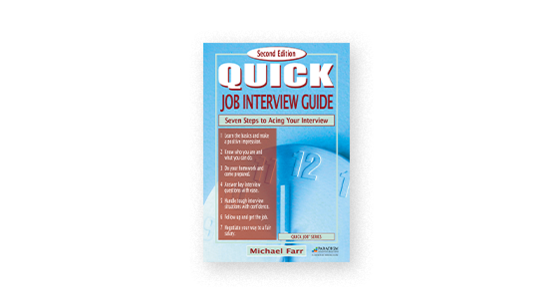 Print and digital version of Quick Job Interview Guide