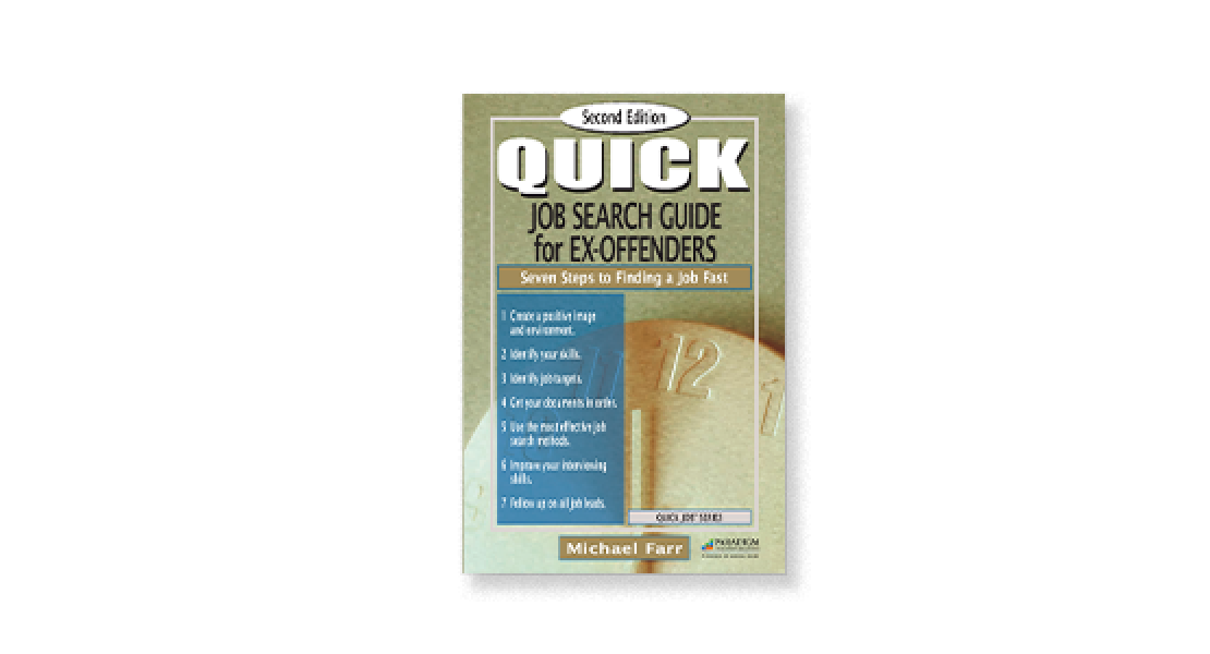 Print and digital versions of Quick Job Search Guide for Ex-Offenders